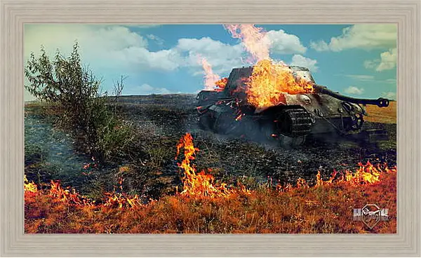 Картина в раме - World Of Tanks Картина в раме - World Of Tanks