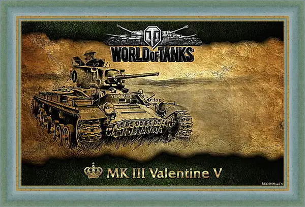 Картина в раме - World Of Tanks Картина в раме - World Of Tanks