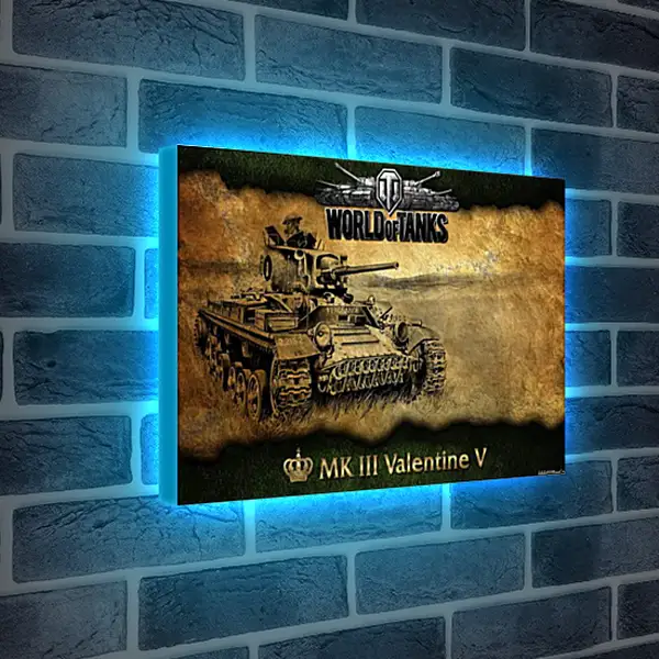 Лайтбокс световая панель - World Of Tanks Лайтбокс световая панель - World Of Tanks