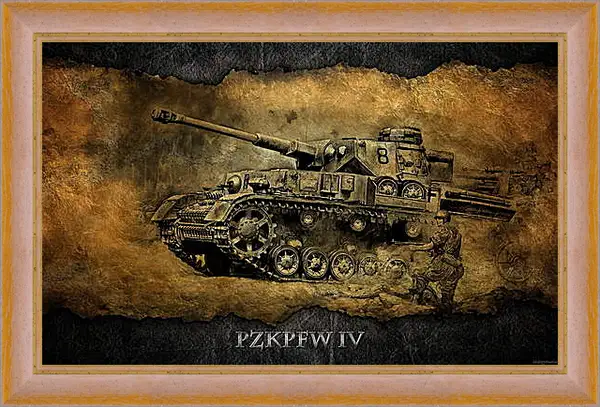 Картина в раме - World Of Tanks Картина в раме - World Of Tanks