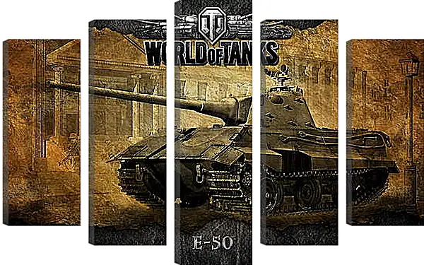 Модульная картина - World Of Tanks Модульная картина - World Of Tanks