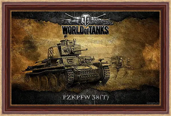 Картина в раме - World Of Tanks Картина в раме - World Of Tanks