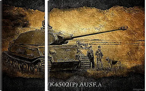 Модульная картина - World Of Tanks Модульная картина - World Of Tanks