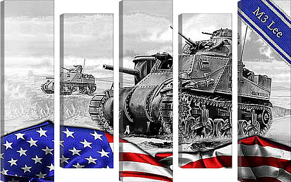 Модульная картина - World Of Tanks Модульная картина - World Of Tanks