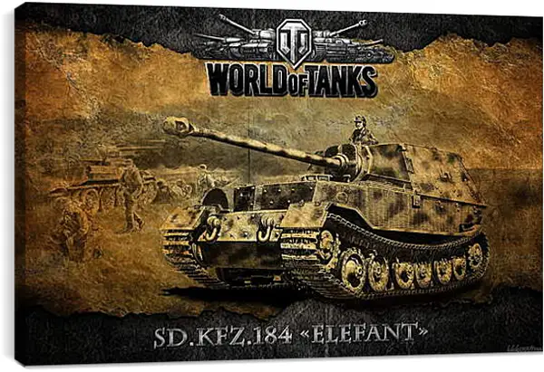 Постер на подрамнике - World Of Tanks Постер на подрамнике - World Of Tanks