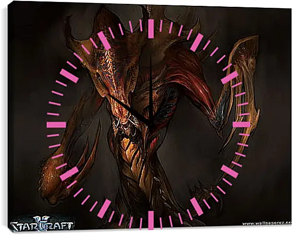 Часы картина - Starcraft II: Wings Of Liberty Часы картина - Starcraft II: Wings Of Liberty