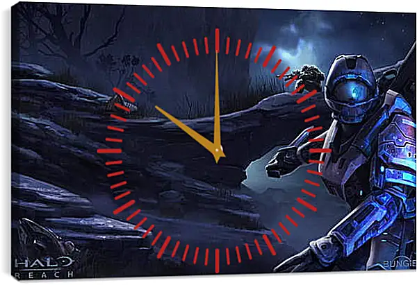 Часы картина - Halo: Reach Часы картина - Halo: Reach
