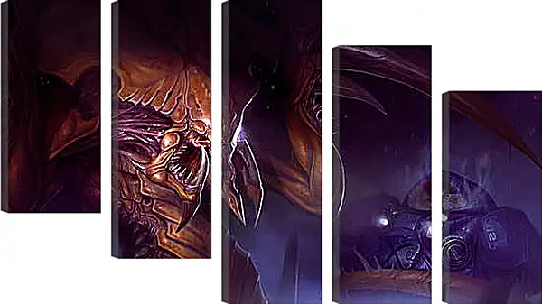 Модульная картина - StarCraft II: Heart Of The Swarm Модульная картина - StarCraft II: Heart Of The Swarm