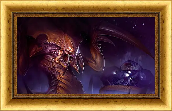 Картина в раме - StarCraft II: Heart Of The Swarm Картина в раме - StarCraft II: Heart Of The Swarm