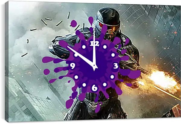 Часы картина - Crysis 2 Часы картина - Crysis 2