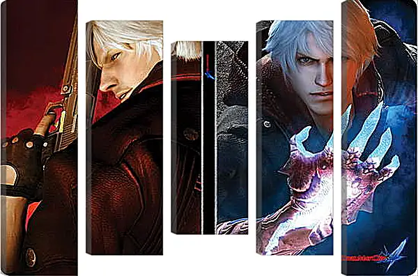 Модульная картина - Devil May Cry Модульная картина - Devil May Cry