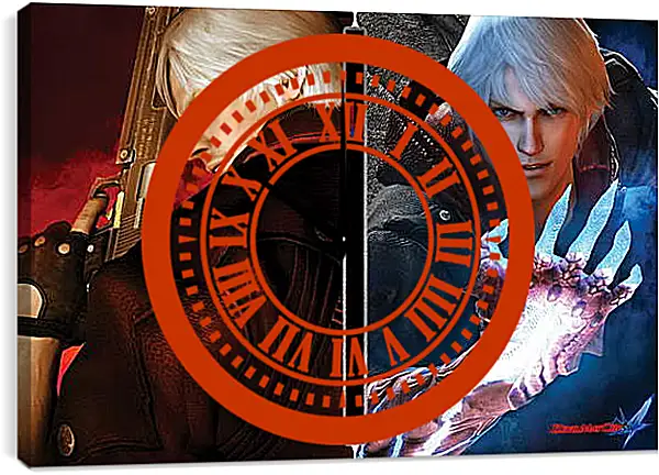 Часы картина - Devil May Cry Часы картина - Devil May Cry