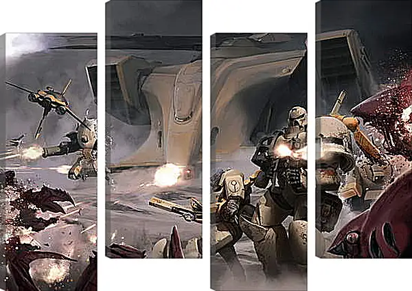 Модульная картина - Warhammer Модульная картина - Warhammer