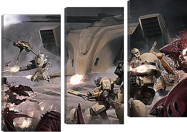 Модульная картина - Warhammer Модульная картина - Warhammer
