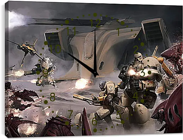 Часы картина - Warhammer Часы картина - Warhammer