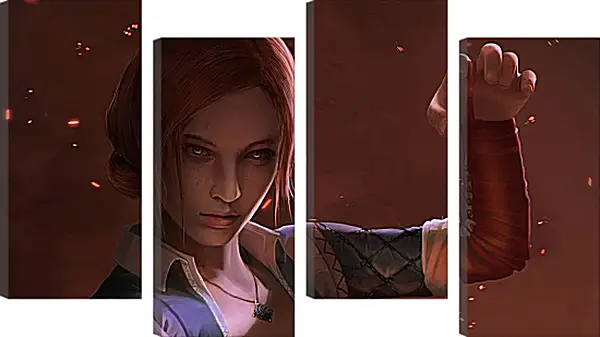 Модульная картина - The Witcher (Ведьмак), красотка Трисс Модульная картина - The Witcher (Ведьмак), красотка Трисс