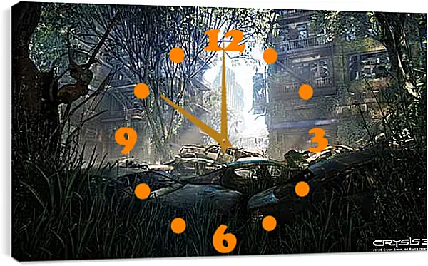 Часы картина - Crysis 3 Часы картина - Crysis 3