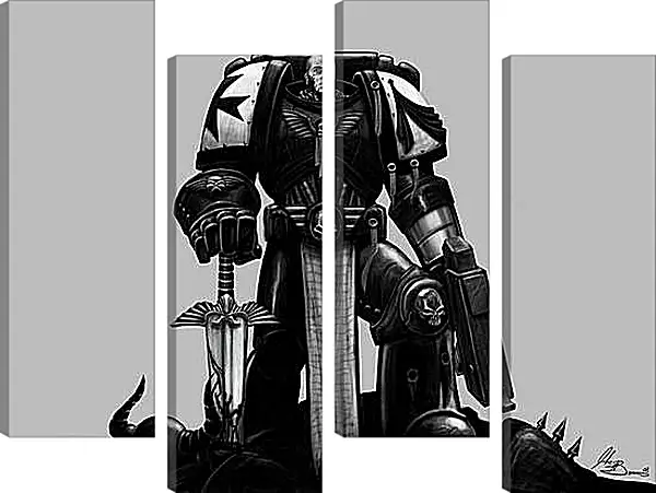Модульная картина - Warhammer Модульная картина - Warhammer