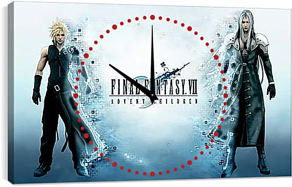 Часы картина - Final Fantasy Часы картина - Final Fantasy