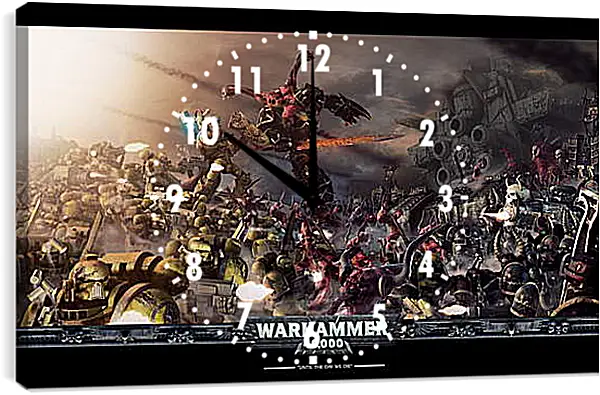 Часы картина - Warhammer Часы картина - Warhammer