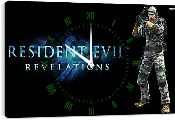 Часы картина - Resident Evil Часы картина - Resident Evil