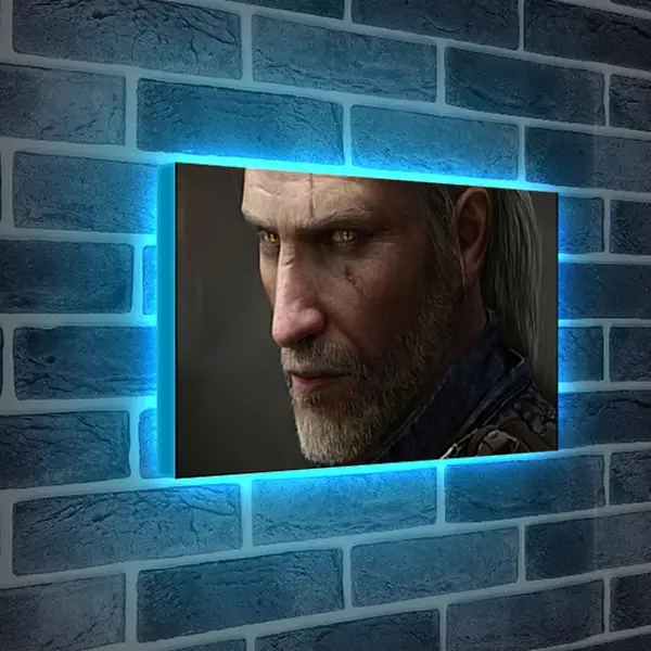 Лайтбокс световая панель - The Witcher (Ведьмак), Геральт гроза нечести Лайтбокс световая панель - The Witcher (Ведьмак), Геральт гроза нечести