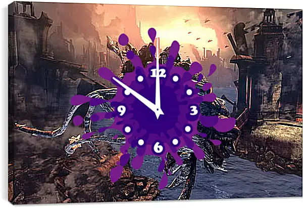 Часы картина - Gears Of War 2 Часы картина - Gears Of War 2