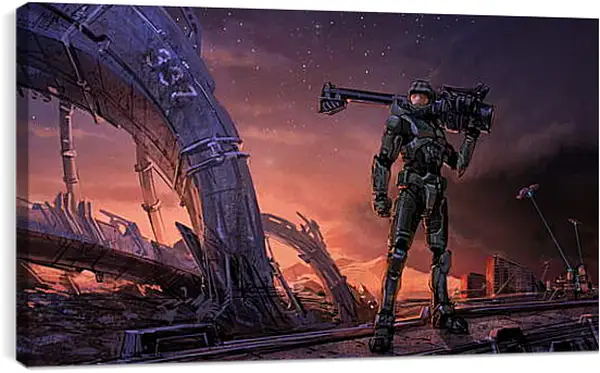Постер на подрамнике - Halo Постер на подрамнике - Halo