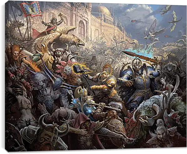 Постер на подрамнике - Warhammer Постер на подрамнике - Warhammer