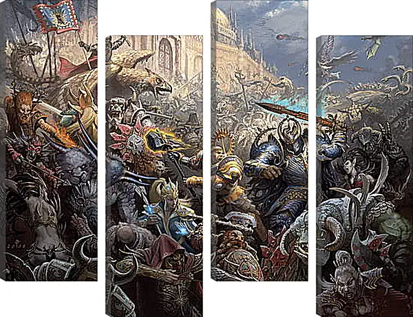 Модульная картина - Warhammer Модульная картина - Warhammer