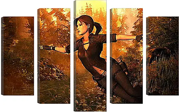 Модульная картина - Tomb Raider Модульная картина - Tomb Raider