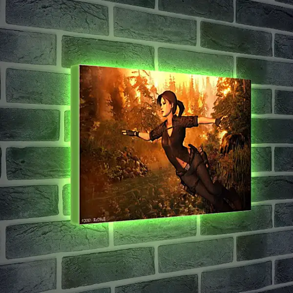 Лайтбокс световая панель - Tomb Raider Лайтбокс световая панель - Tomb Raider