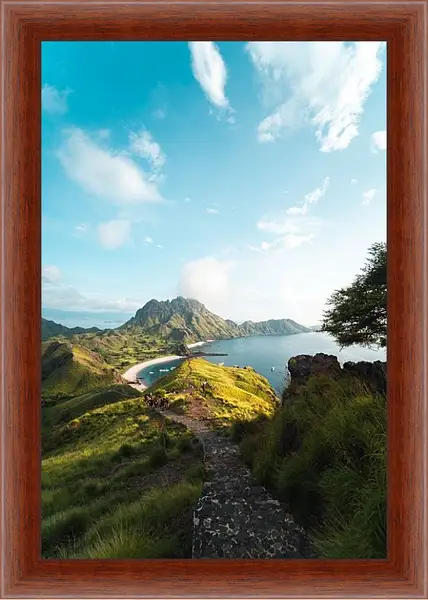 Картина в раме - Каменная дорожка Картина в раме - Каменная дорожка