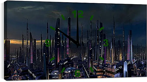 Часы картина - Mass Effect 2 Часы картина - Mass Effect 2