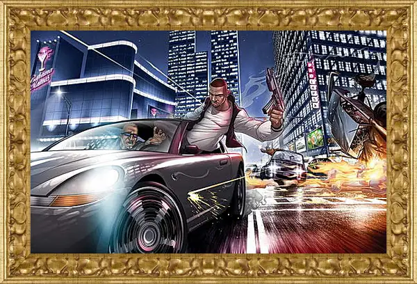 Картина в раме - Grand Theft Auto: Ballad Of Gay Tony Картина в раме - Grand Theft Auto: Ballad Of Gay Tony