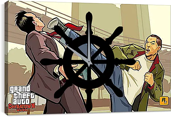 Часы картина - Grand Theft Auto: Chinatown Wars Часы картина - Grand Theft Auto: Chinatown Wars