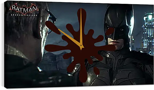 Часы картина - Batman: Arkham Knight Часы картина - Batman: Arkham Knight