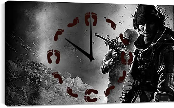 Часы картина - Call Of Duty: Modern Warfare 3 Часы картина - Call Of Duty: Modern Warfare 3