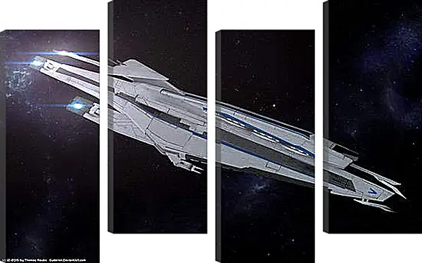 Модульная картина - Mass Effect Модульная картина - Mass Effect