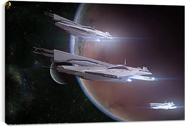 Постер на подрамнике - Mass Effect Постер на подрамнике - Mass Effect