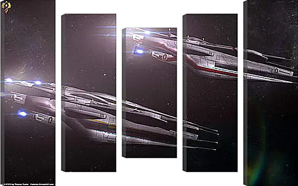 Модульная картина - Mass Effect Модульная картина - Mass Effect
