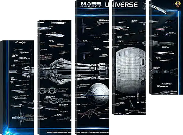 Модульная картина - Mass Effect Модульная картина - Mass Effect
