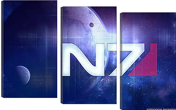 Модульная картина - Mass Effect Модульная картина - Mass Effect