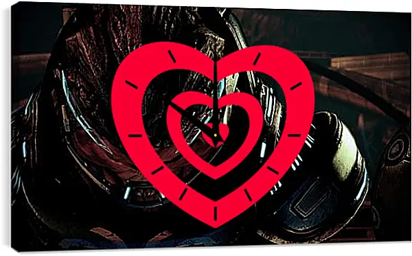 Часы картина - Mass Effect Часы картина - Mass Effect