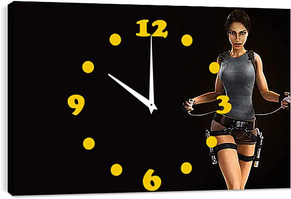 Часы картина - Tomb Raider Часы картина - Tomb Raider