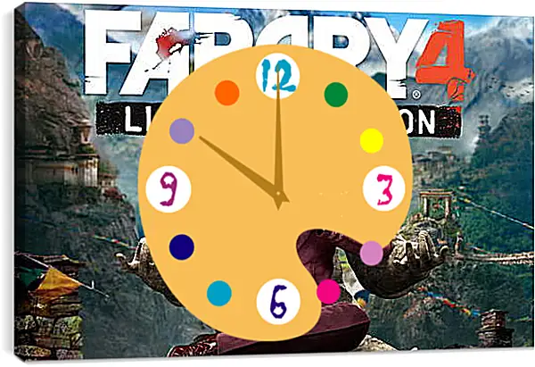 Часы картина - Far Cry 4 Часы картина - Far Cry 4