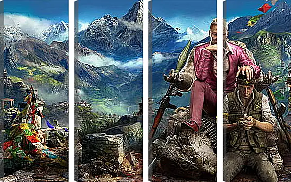 Модульная картина - Far Cry 4 Модульная картина - Far Cry 4