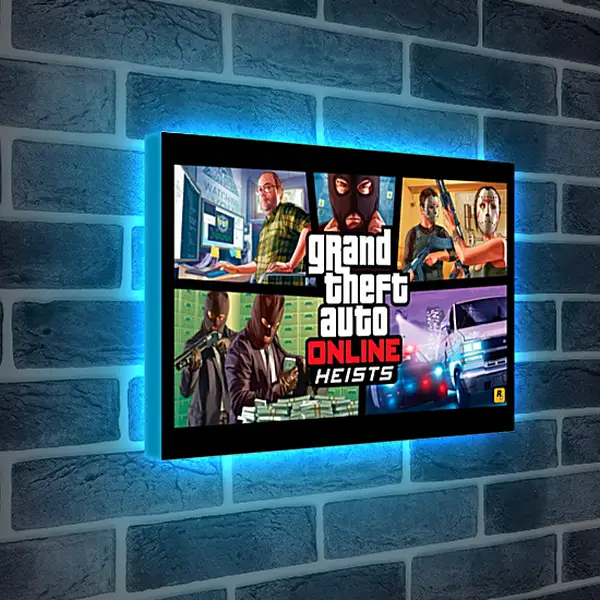 Лайтбокс световая панель - Grand Theft Auto Online Лайтбокс световая панель - Grand Theft Auto Online