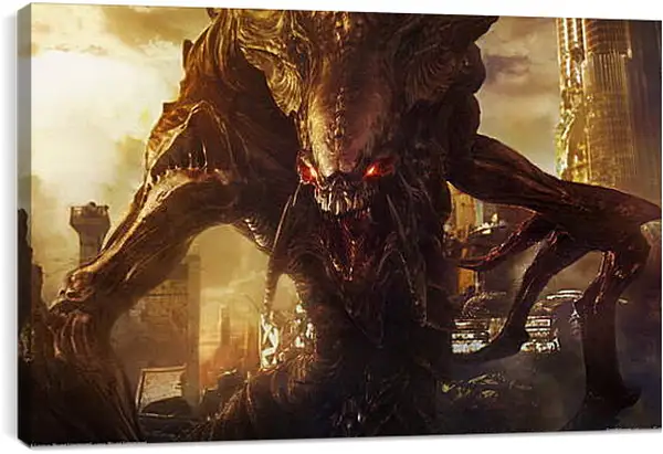 Постер на подрамнике - Starcraft II Постер на подрамнике - Starcraft II