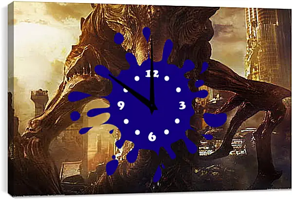 Часы картина - Starcraft II Часы картина - Starcraft II